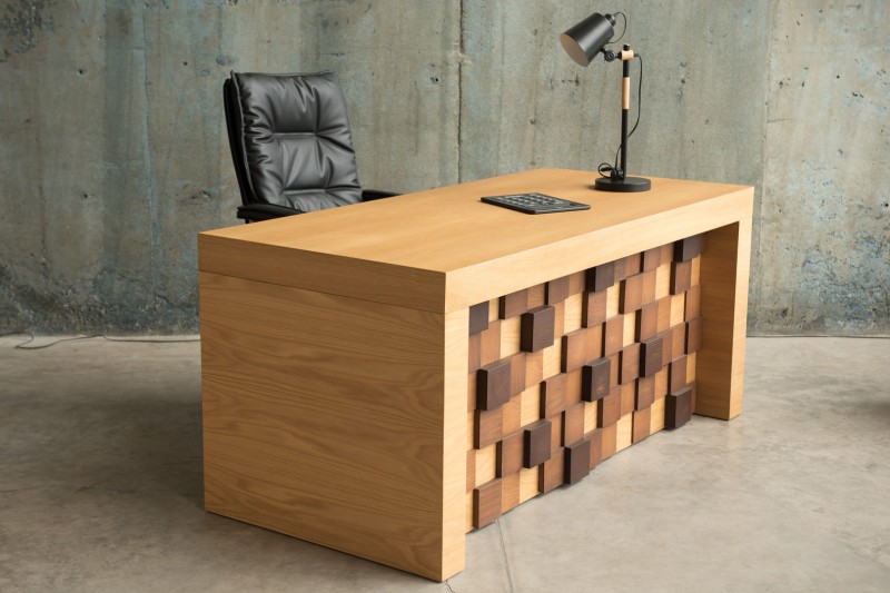 Oak office desk 