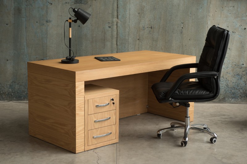 Oak office desk 
